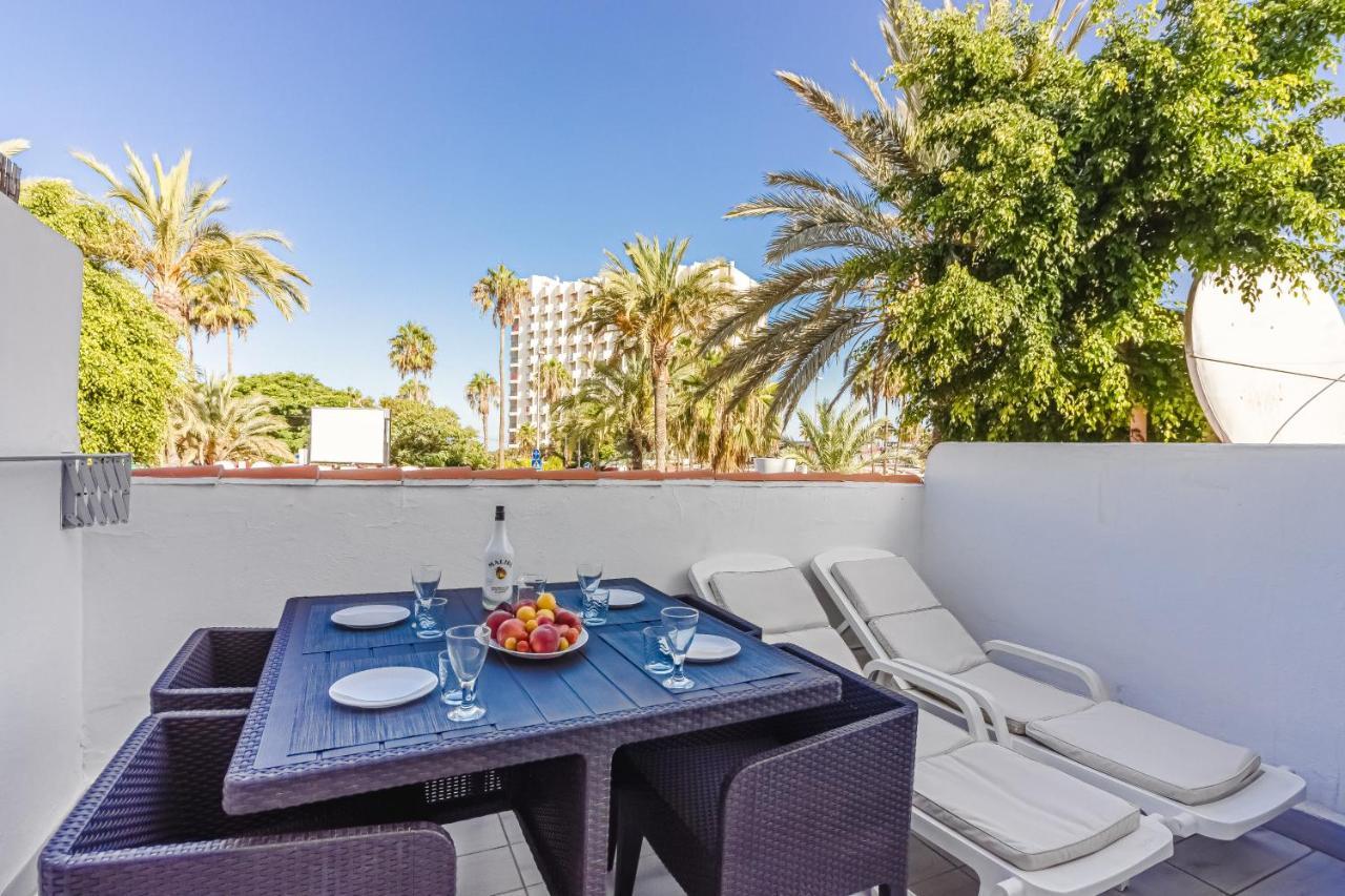 Fantastic Large Studio In Front Of Beach Heated Pool Wifi Arona  Buitenkant foto