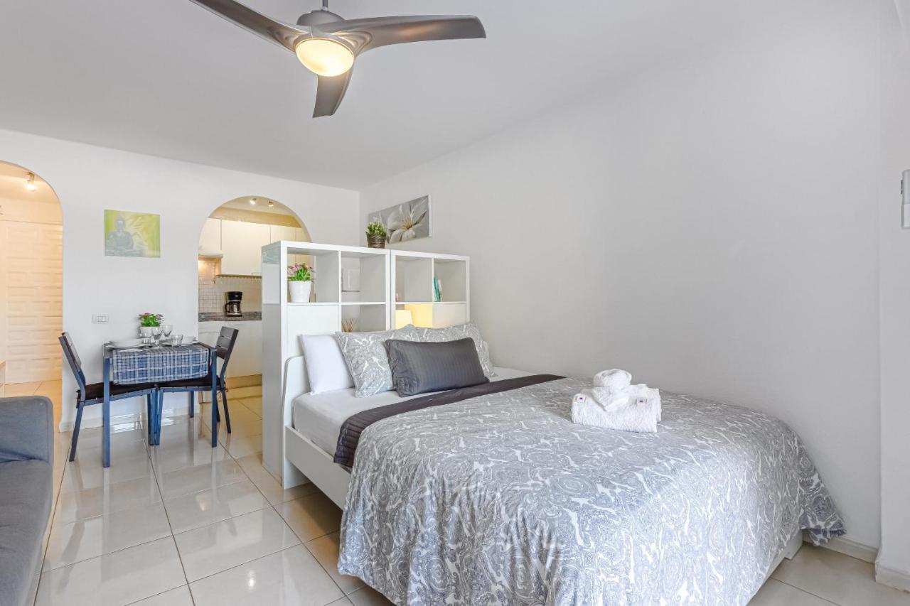 Fantastic Large Studio In Front Of Beach Heated Pool Wifi Arona  Buitenkant foto
