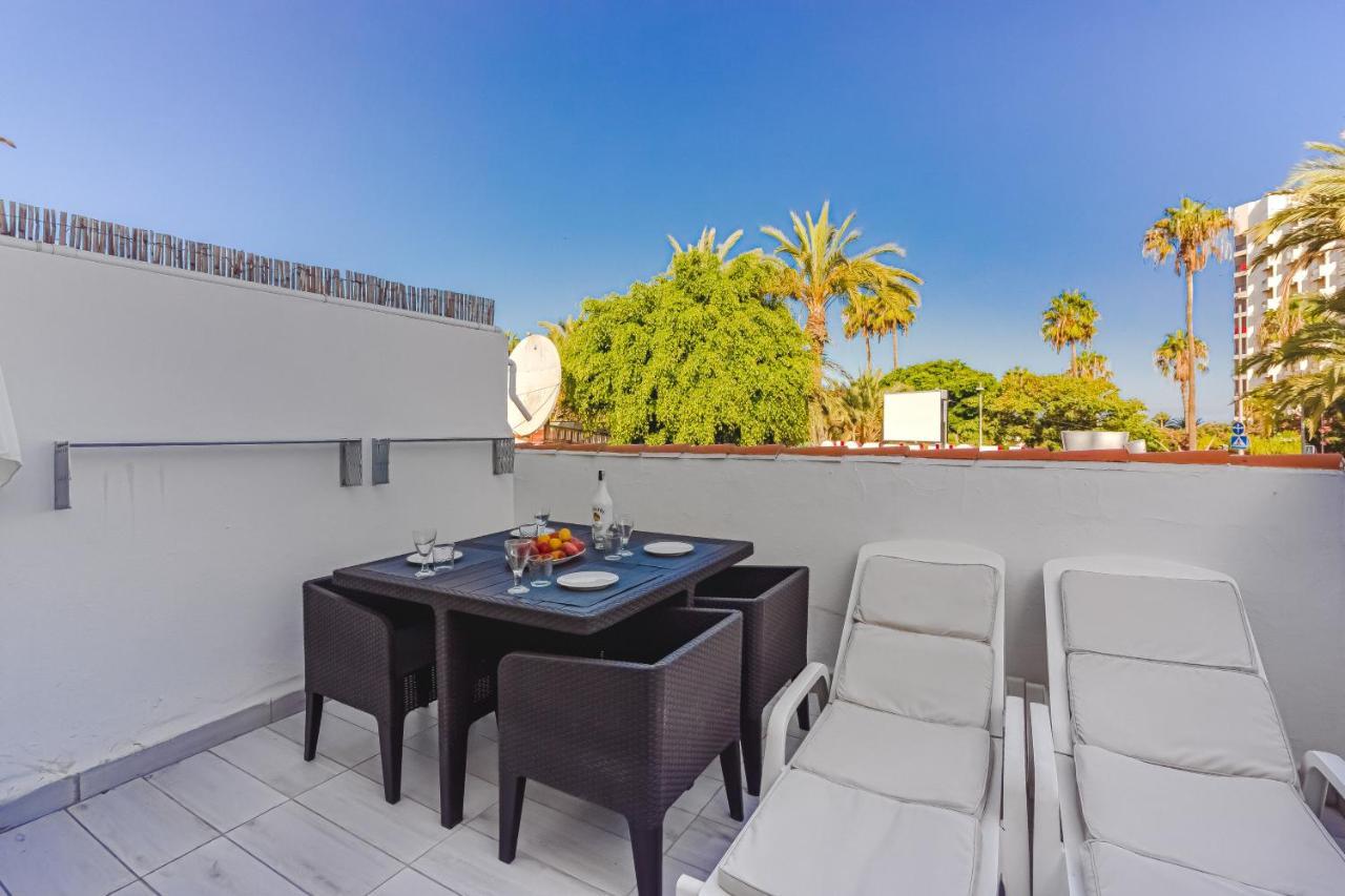 Fantastic Large Studio In Front Of Beach Heated Pool Wifi Arona  Buitenkant foto