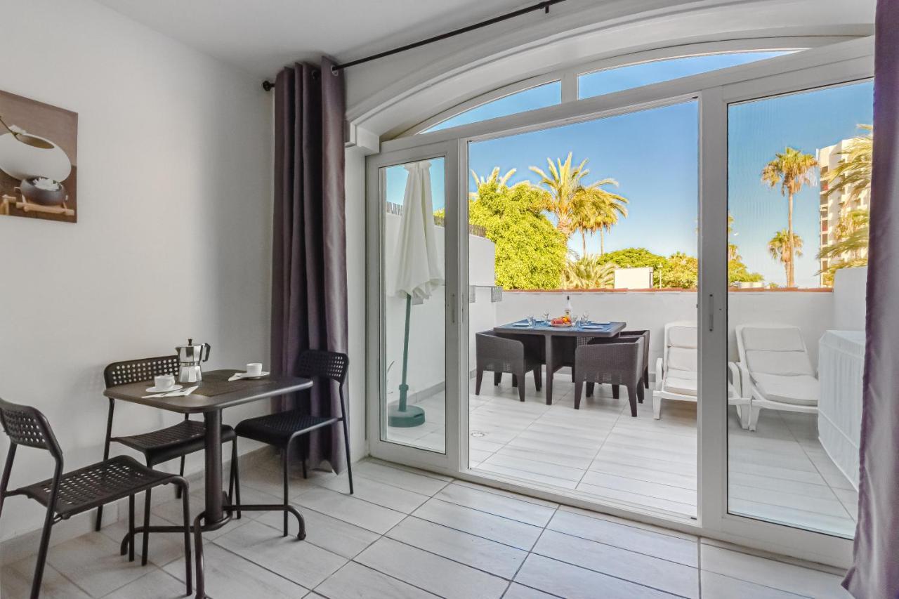 Fantastic Large Studio In Front Of Beach Heated Pool Wifi Arona  Buitenkant foto